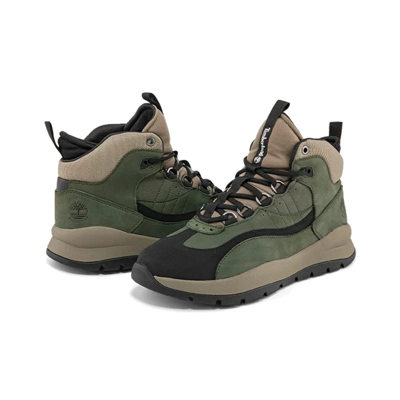 Timberland Boroughs Project Waterproof Mid Boots 'Green'-4