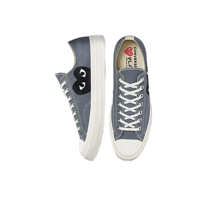 Converse Comme Des Garçons Play X Chuck 70 Low 'Steel Gray'-4
