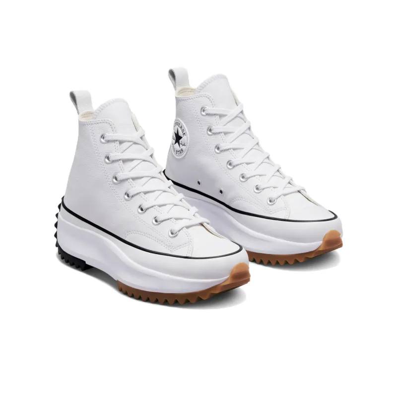 Converse Run Star Hike Hi Leather White Black-2