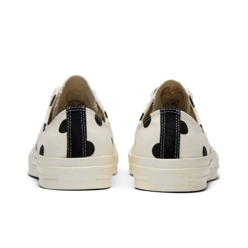 Converse Chuck Taylor All Star 70 Ox Comme Des Garcons Play Polka Dot White-3