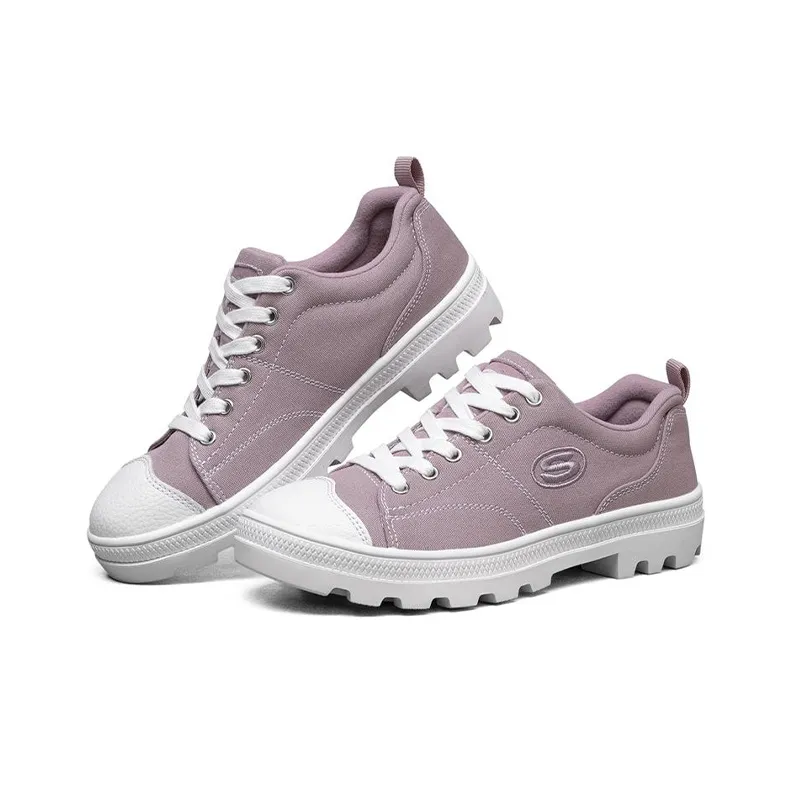 Skechers Roadies Low Top Canvas Shoe Pink Women's-2