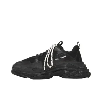 Balenciaga Triple S Black Pre Distressed