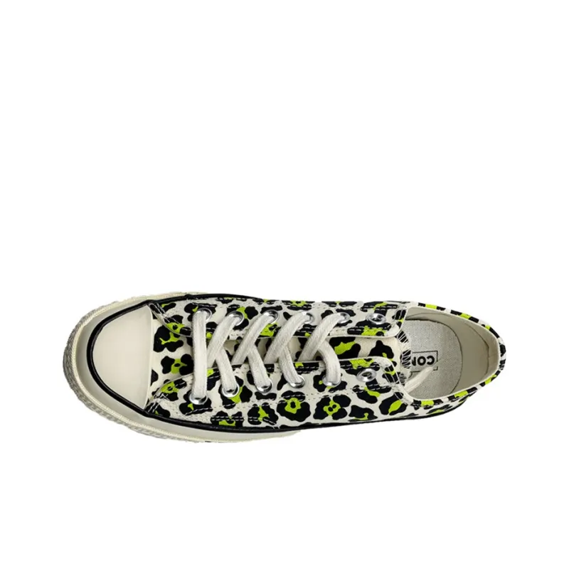 Converse Chuck Taylor All Star 70 Ox Leopard White Bold Lime Women's-2
