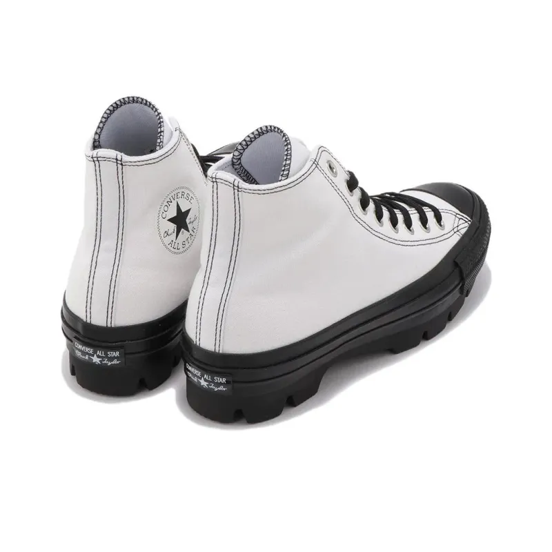 Converse Chuck Taylor All Star 100 CHUNK HI Durable Breathable High Top Canvas Shoes Unisex White Black Japan Version-3