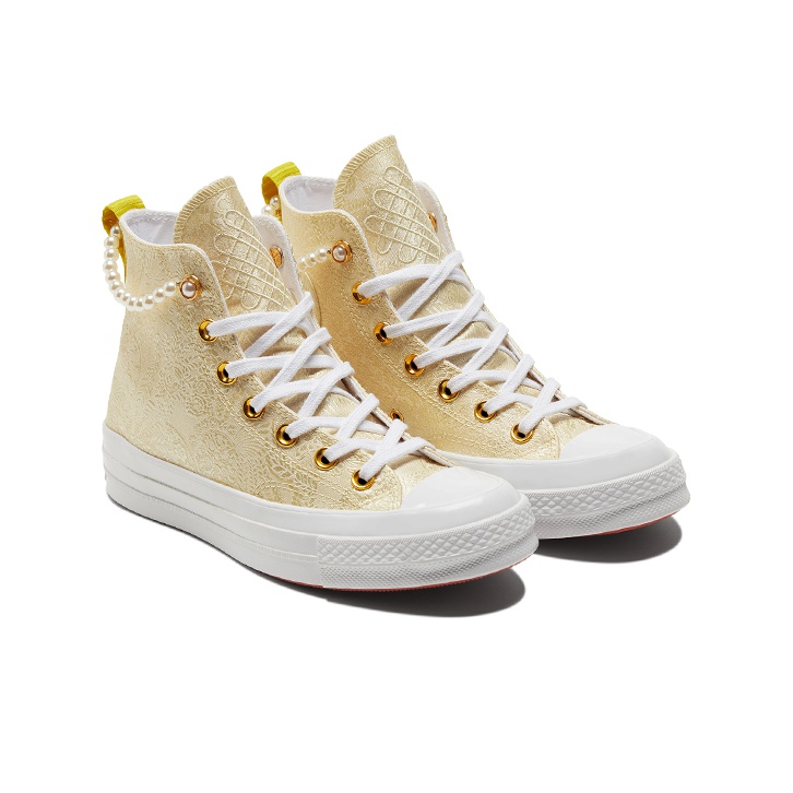 Converse 1970s yellow high deals