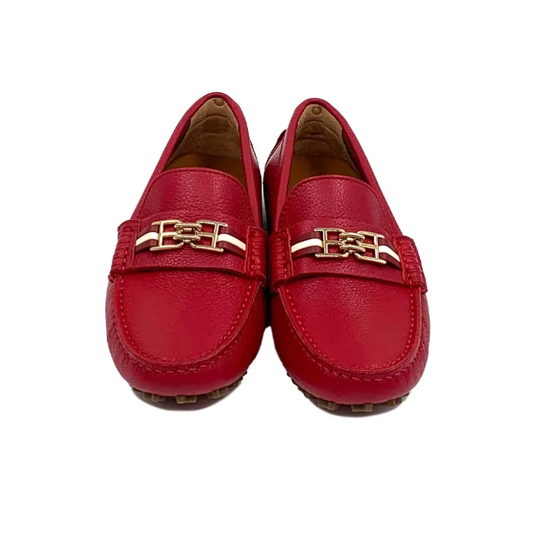 BALLY Casual Single Shoes Women's Red-4