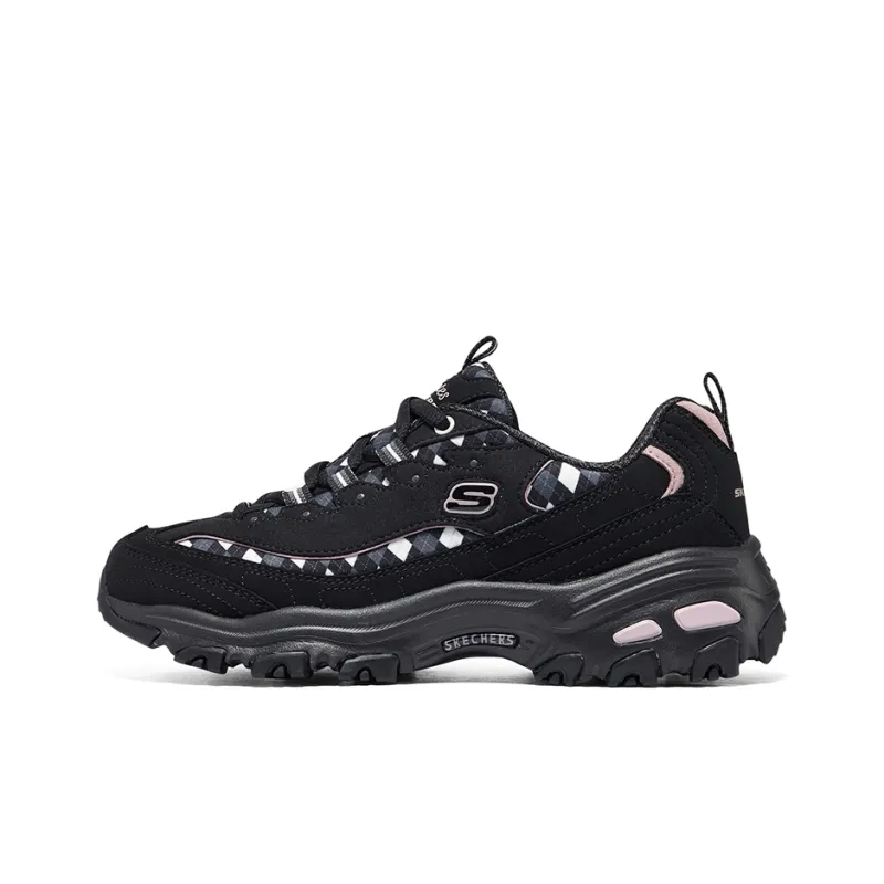 Skechers Sport D'Lites Fancy Leopard 10 'Black Pink' Women's-0