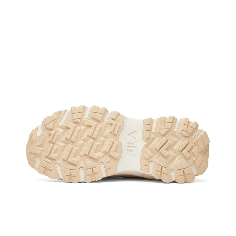 FILA FUSION Durable Breathable Low Top Chunky Sneakers Women's White-4