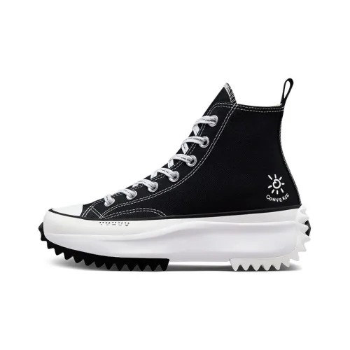 Converse Run Star Hike Hi Holiday Black White