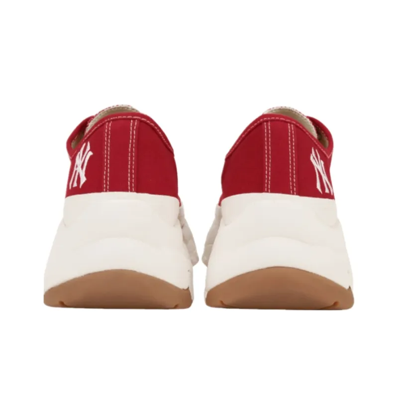 MLB Chunky High Low New York Yanker Anti Slip Wear Resistant Low Top Chunky Sneakers Unisex Red-4