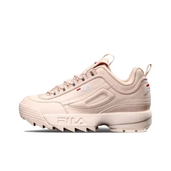 FILA Slip Resistant And Breathable Low Top Chunky Sneakers Men's Pink