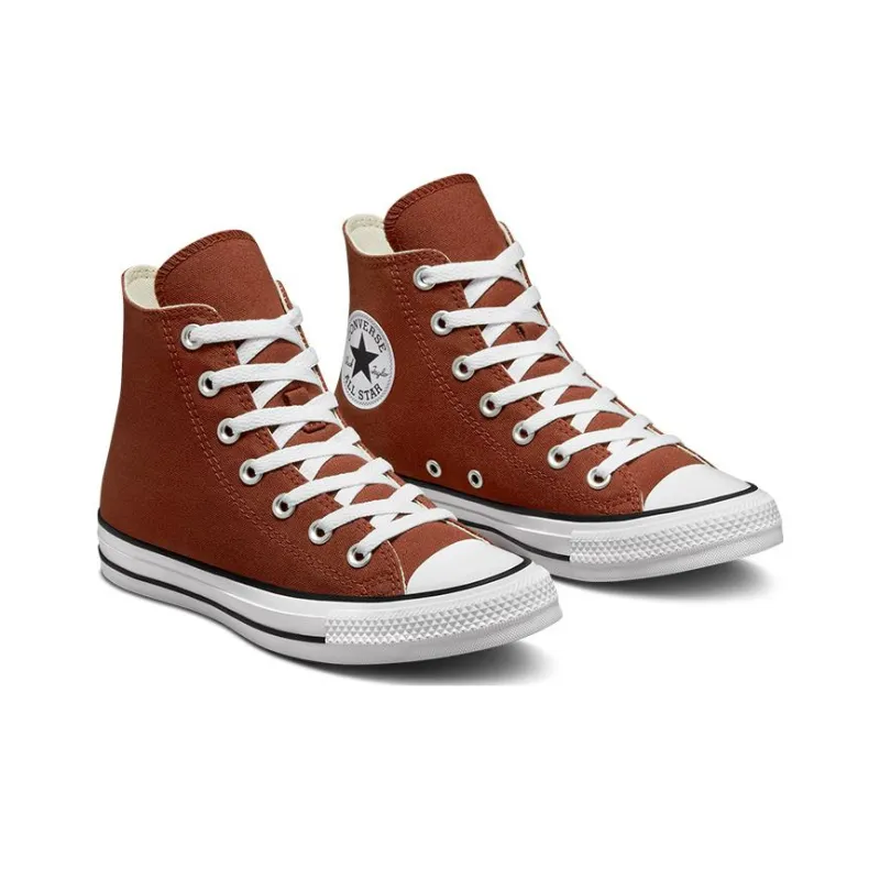 Converse Chuck Taylor All Star Anti Slip Wear Resistant High Top Canvas Shoes Unisex Rusty Orange-2