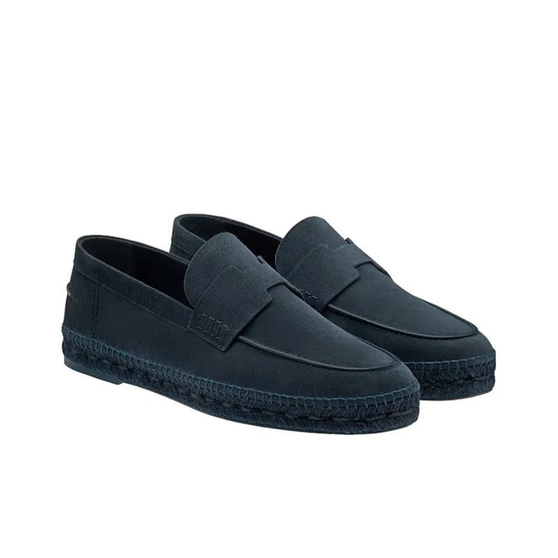 HERMES Espadrilles Women's Dark Blue-2