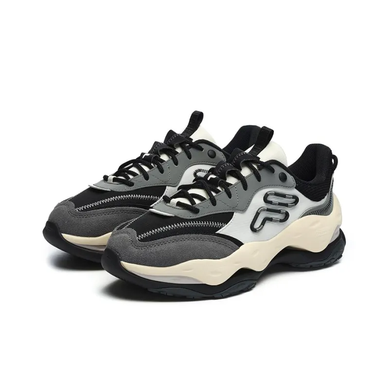 FILA FUSION Cheese Sneakers 'Grey Black'-1