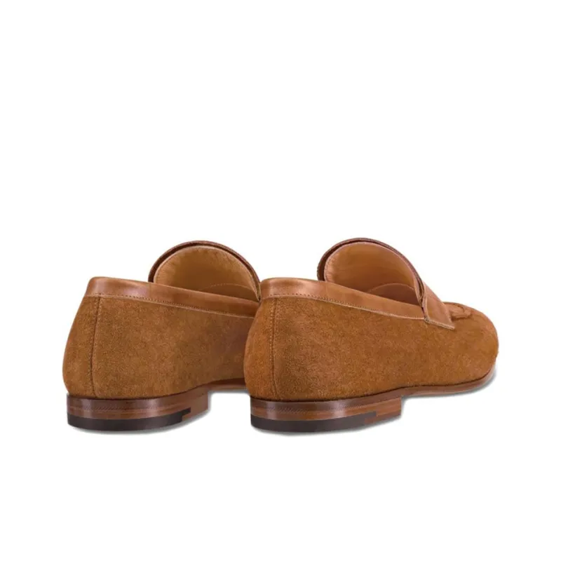 LOUIS VUITTON Saint-Georges Casual Shoes Men's Amber-2