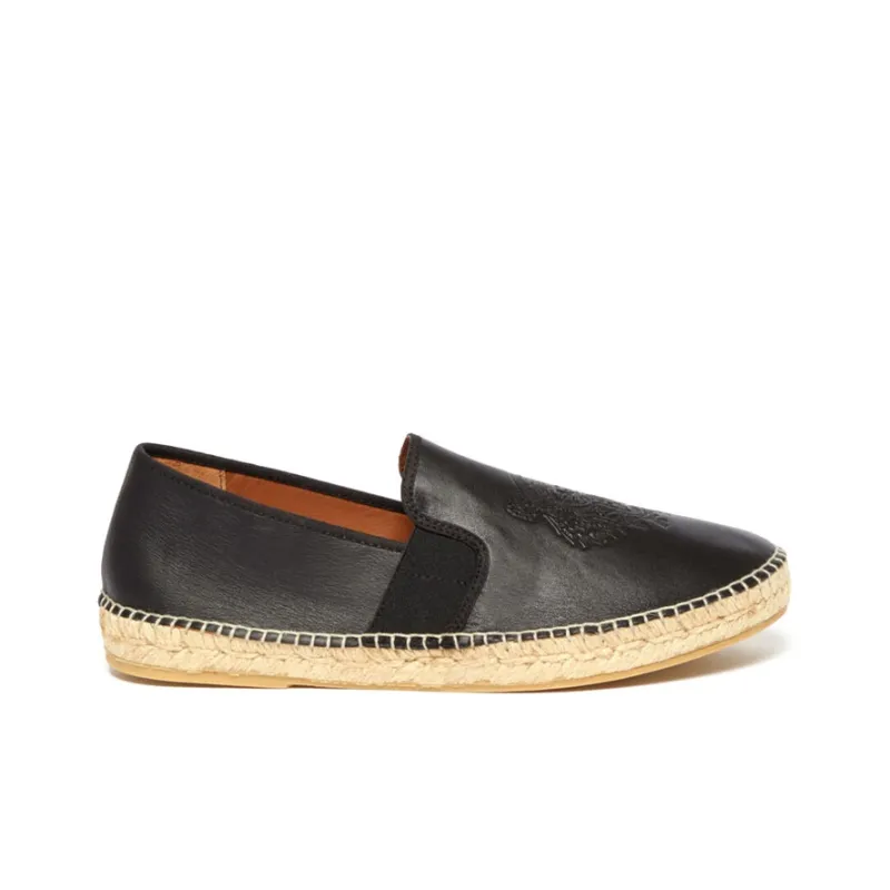 KENZO Elasticated Tiger Espadrilles Casual Single Shoes Men's Black-1