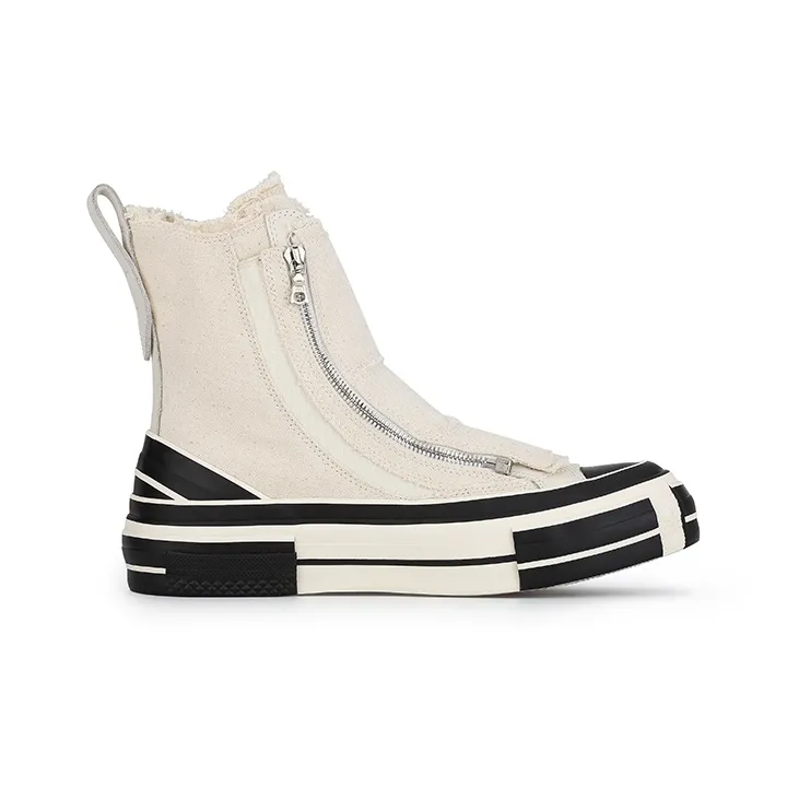 Yohji Yamamoto X XVESSEL Canvas Shoes Unisex High Top Ecru-1