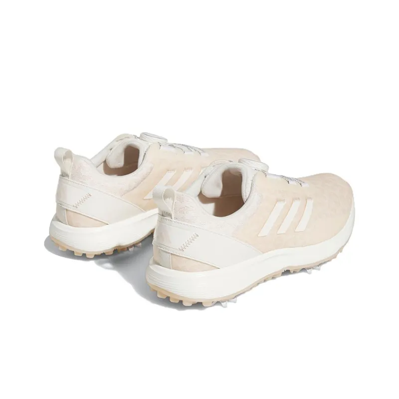 Adidas S2G Boa Spiked Golf Shoes 'Chalk White Wonder Quartz' Women's-3