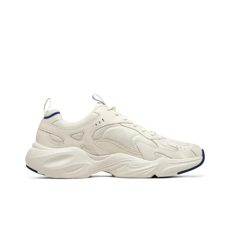 Skechers Stamina Airy D'LITES Cushioning Wear Resistant Low Top Chunky Sneakers Men's White Blue-1