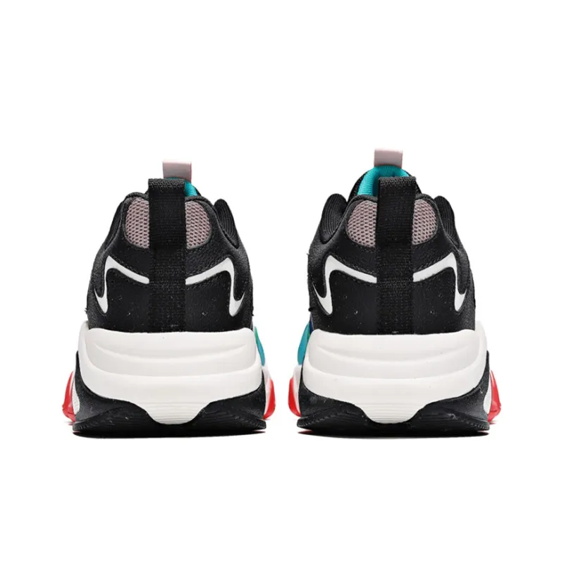 361° Low Top Chunky Sneakers Men's Black Red-3