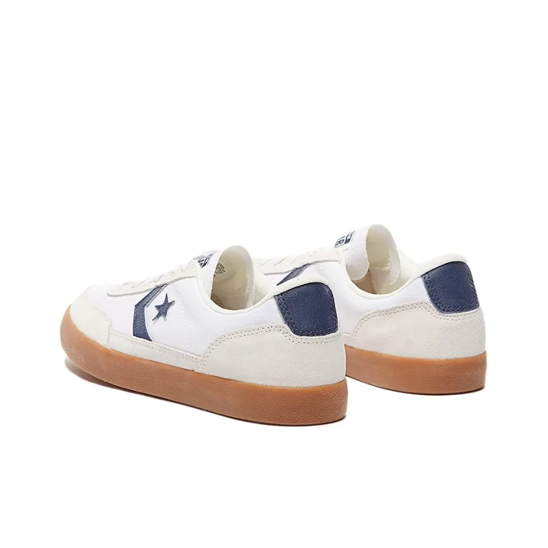 Converse Net Star Classic Anti-Slip And Wear-Resistant Lightweight Low-Top Canvas Shoes Unisex Beige White Blue-3