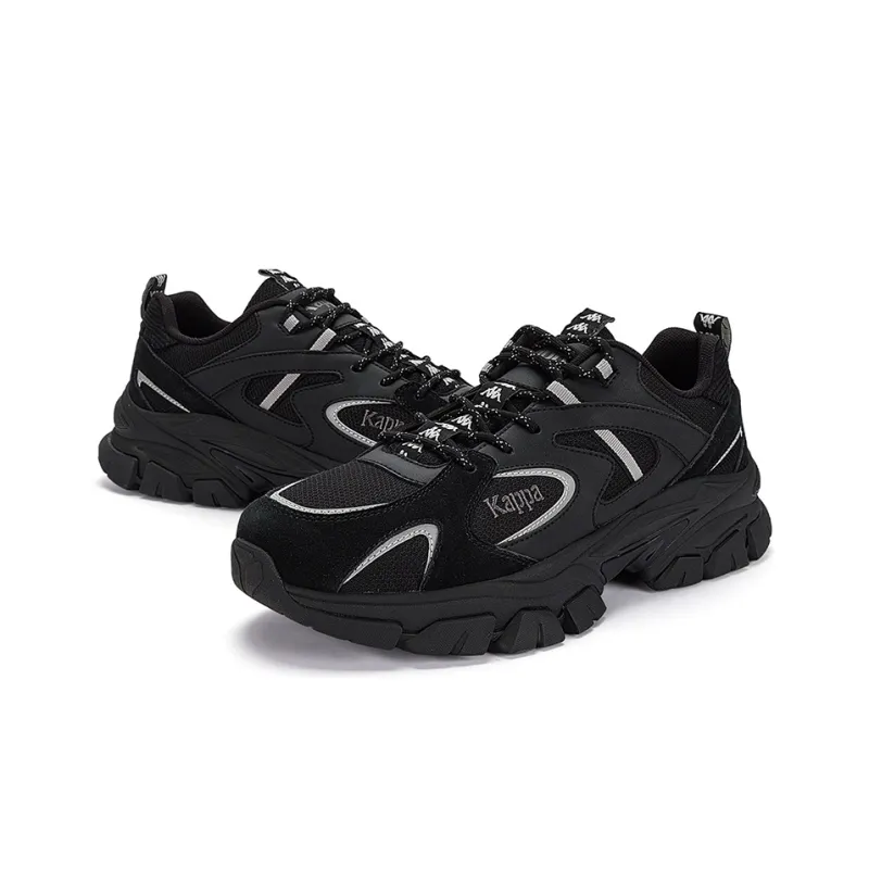 Kappa Low Top Chunky Sneakers Unisex Black-3