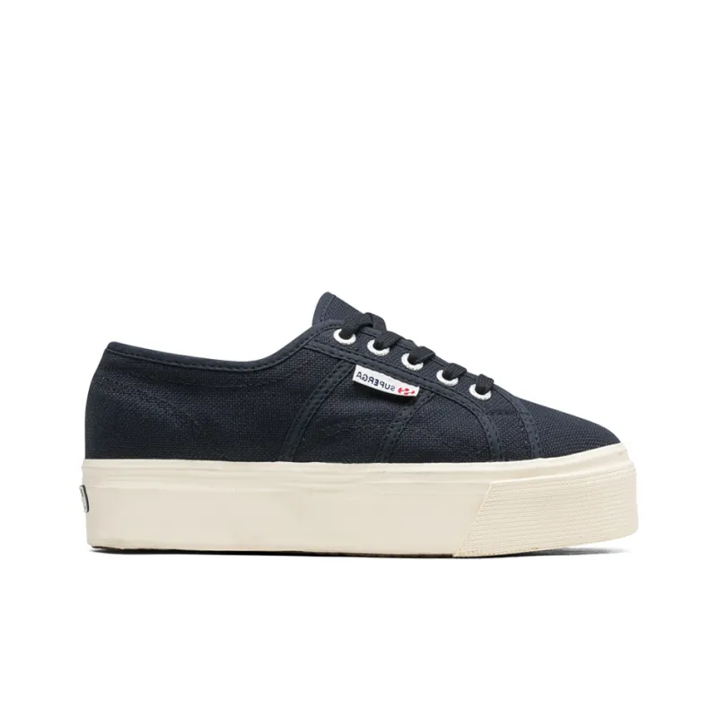 SUPERGA Low Top Canvas Shoes Unisex Blue-1