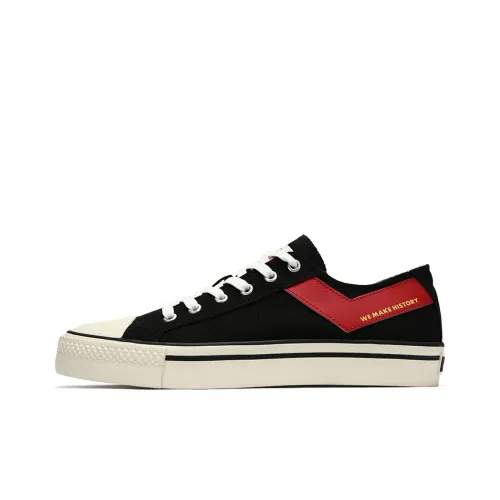 Pony Canvas Shoes Unisex Low-Top Black