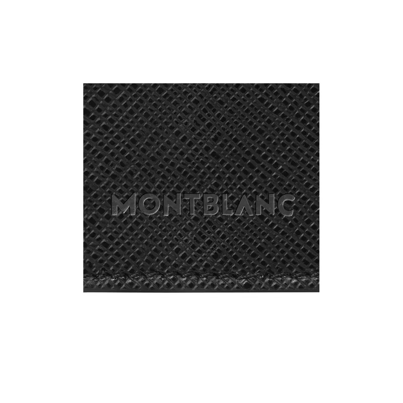 MONTBLANC Grained Cow Leather Pen Pouch 2 Pack Merch Men's Black-2