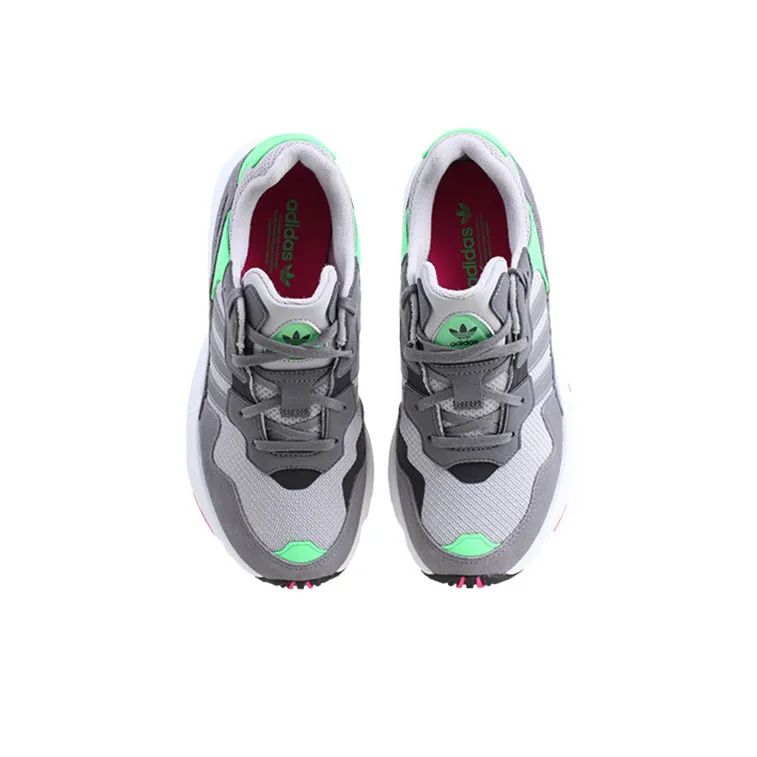 Adidas Yung 96 Grey Shock Pink Youth Women's-2