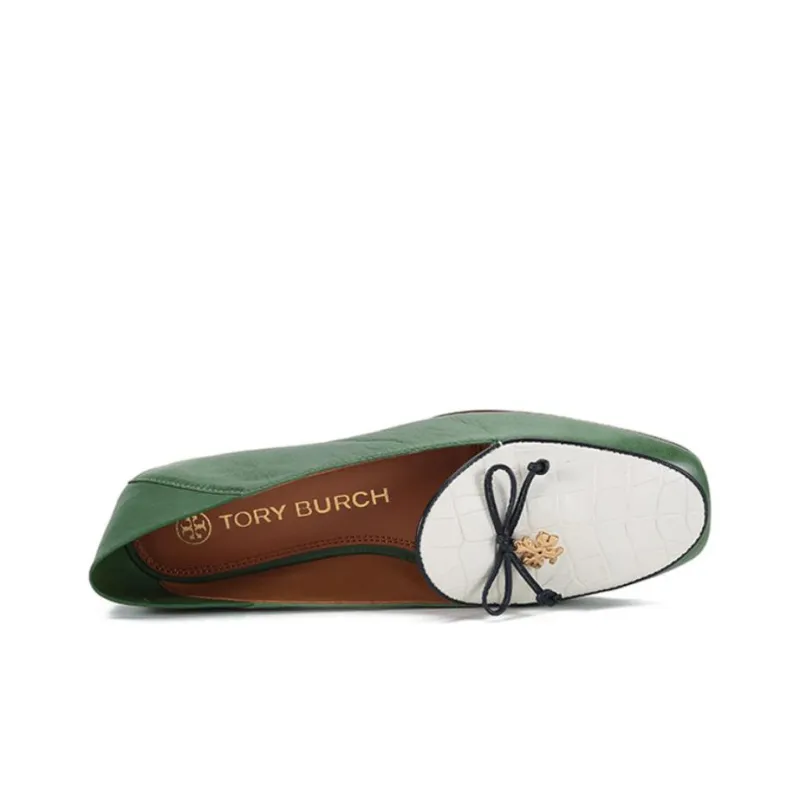 TORY BURCH Women's Casual Shoes Women's Ivory White Green-4