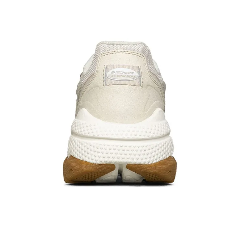 Skechers D Lites Outdoor Vntg Chunky Shoes White-4