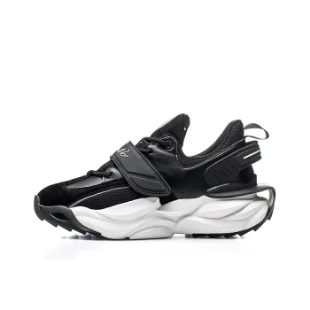 RIFUGIO VO' Chunky Sneakers Unisex Low Top Black