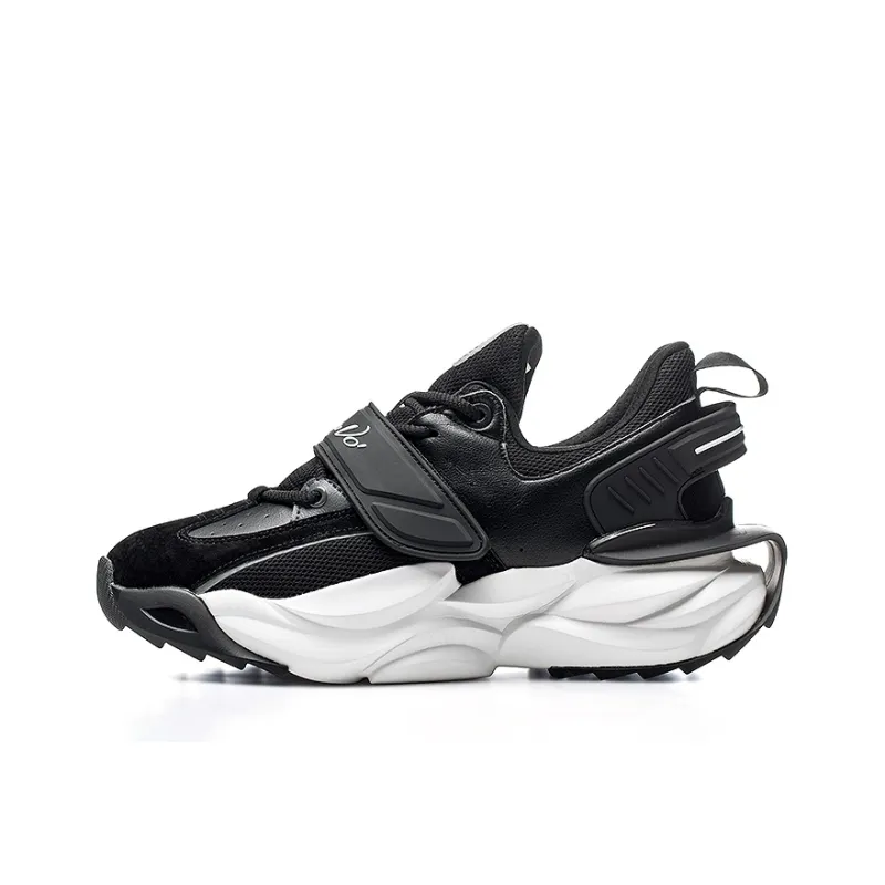 RIFUGIO VO' Chunky Sneakers Unisex Low Top Black-0
