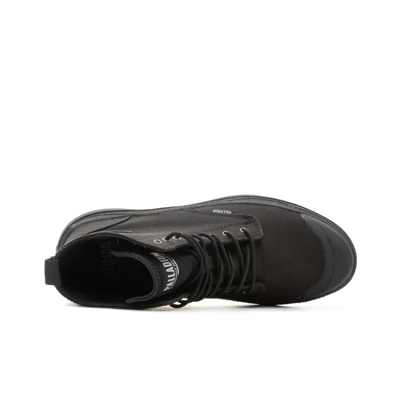 Palladium Pallakix Hi Cvs Wear-Resistant Slip-Resistant High-Top Canvas Shoes Unisex Black-3