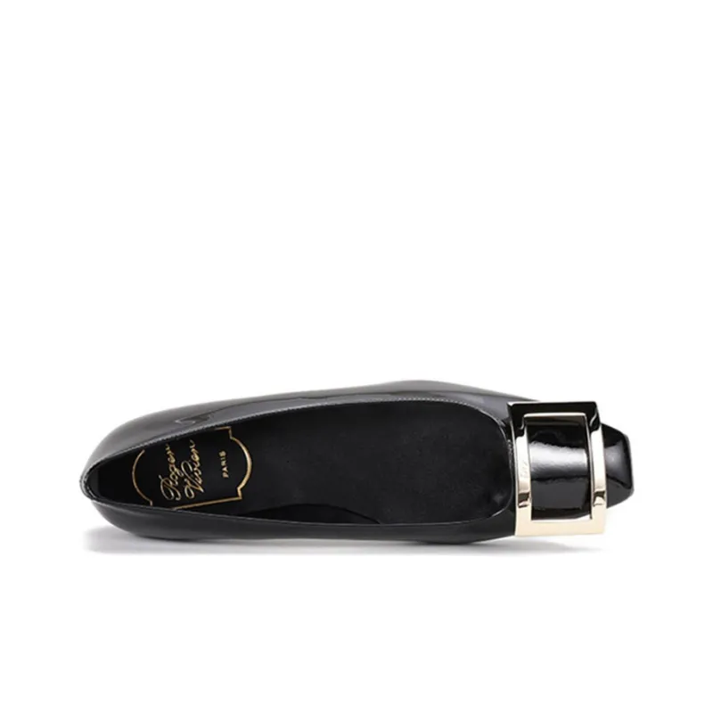 Roger Vivier Trompette Buckle Ballerina Flats Women's-4