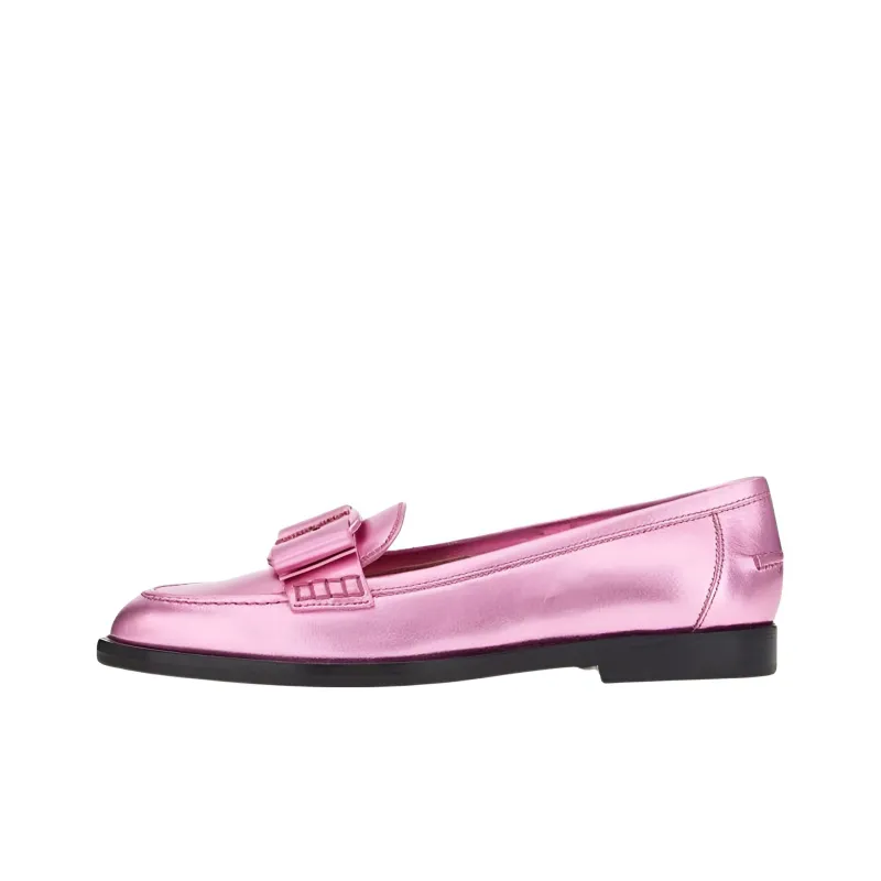FERRAGAMO Casual Single Shoes Low Heel 3cm Women's Pink-0