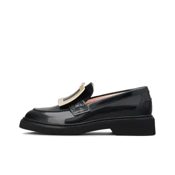 Roger Vivier Viv' Rangers Buckle Embellished Loafers Women's