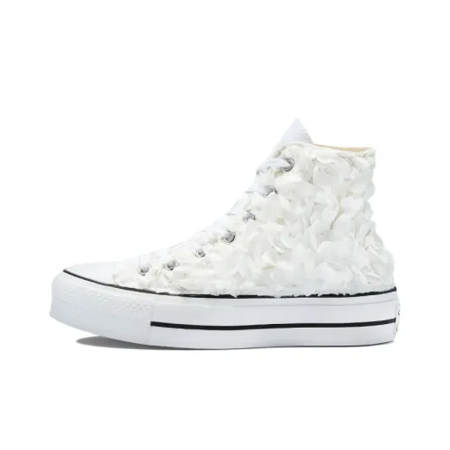 Converse All Star Lift Canvas Shoes Women's High-Top Cloud White