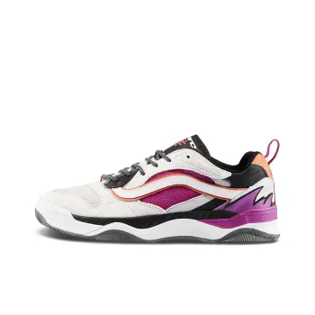 Vans Brux Wc Wear resistant Non Slip Retro Sports Shoe White Purple