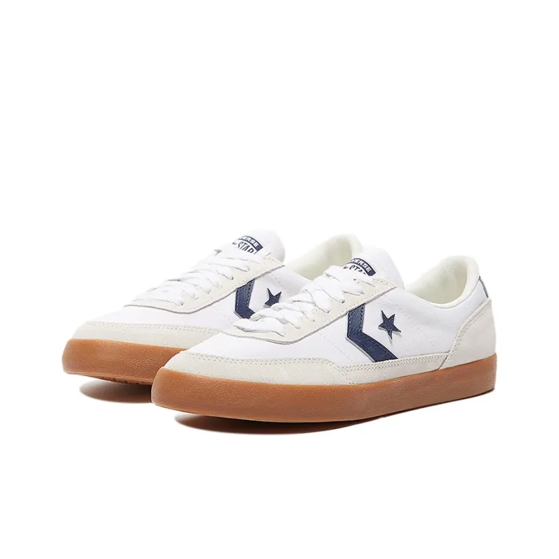 Converse Net Star Classic Anti-Slip And Wear-Resistant Lightweight Low-Top Canvas Shoes Unisex Beige White Blue-2