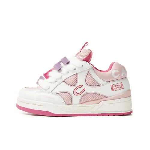 CANDY DONDA Skateboard Shoes Unisex Low-Top Pink