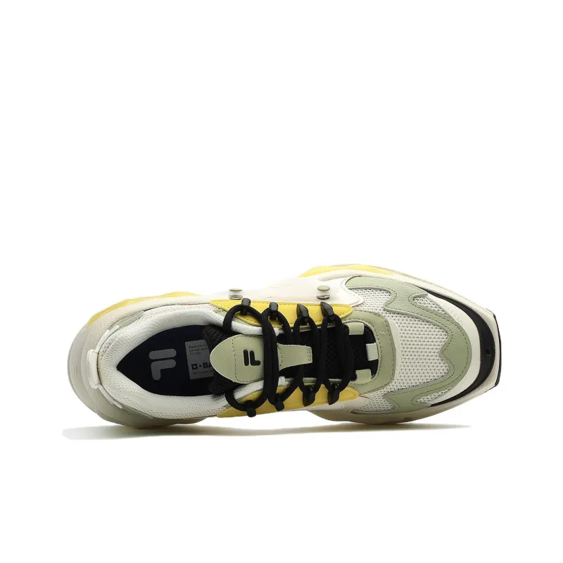 FILA FUSION Nebula Sneakers 'White Yellow Green' Women's-2