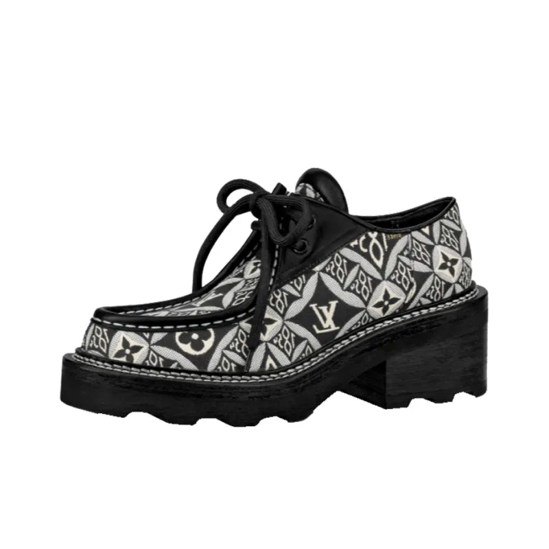 LOUIS VUITTON Lv Beaubourg Loafers 'Black' Women's-0