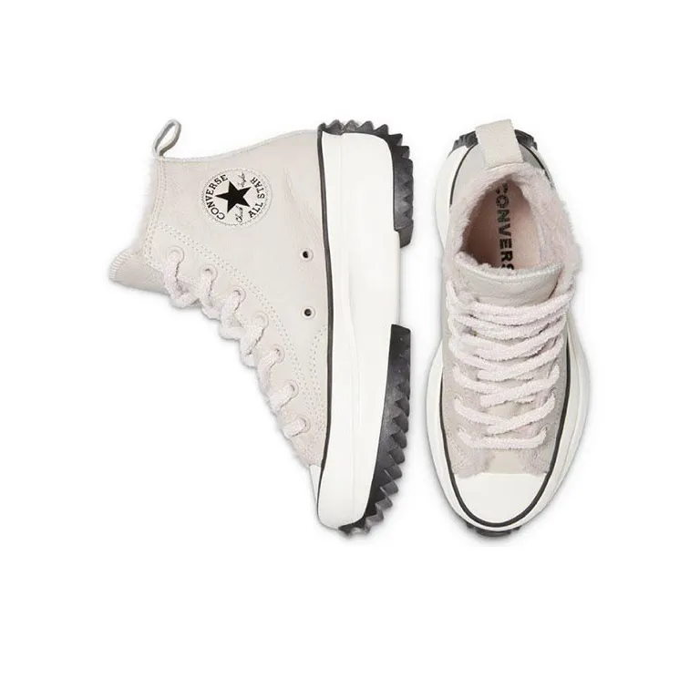 Converse Run Star Hike Hi Cozy Club Light Orewood Brown-2