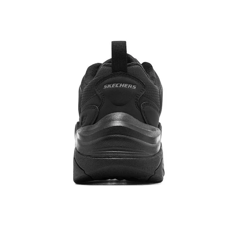 Skechers Stamina V6 Cushioning, Slip Resistant, And Abrasion Resistant Low Top Chunky Sneakers Men's Black-2