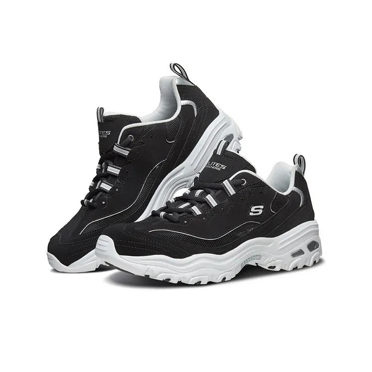 Skechers D'Lites 1.0 Low Running Shoes Black-2
