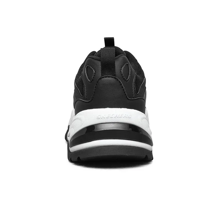 Skechers Stamina V2 Low Top Running Shoes Black/Green/White-3