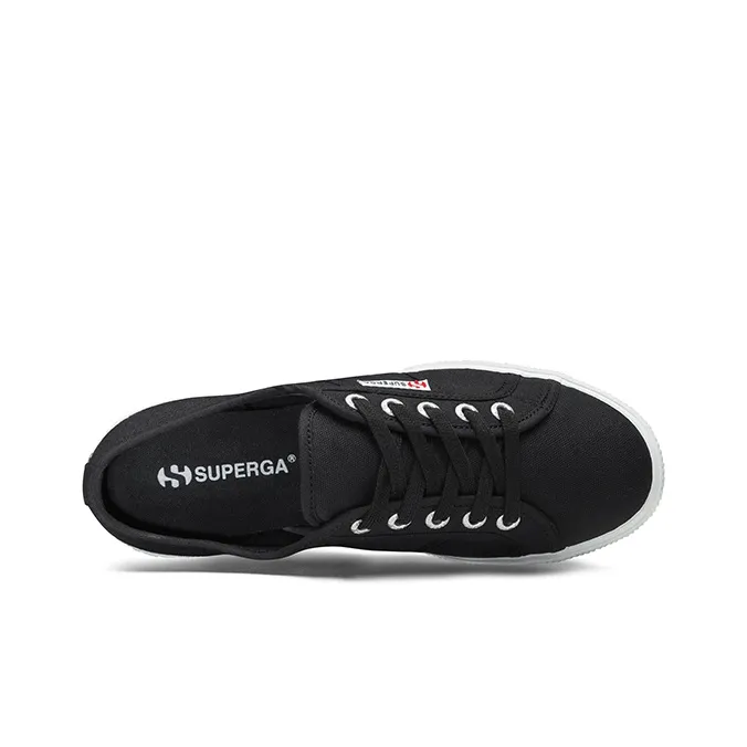SUPERGA Low Top Canvas Shoes Unisex Black-3