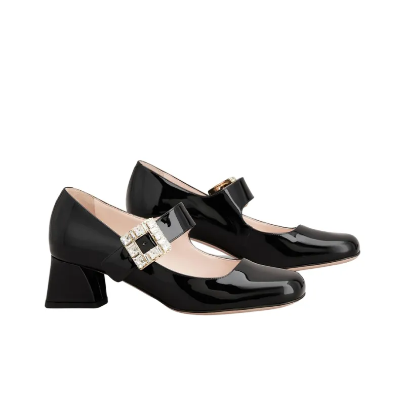 Roger Vivier Très Vivier Embellished Buckle Babies Pumps-2
